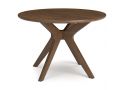 Solid Wood Round Dining Table For 4 Person - Jarklin